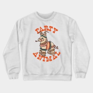 Party Animal: Cinco De Mayo Donkey Pinata Crewneck Sweatshirt